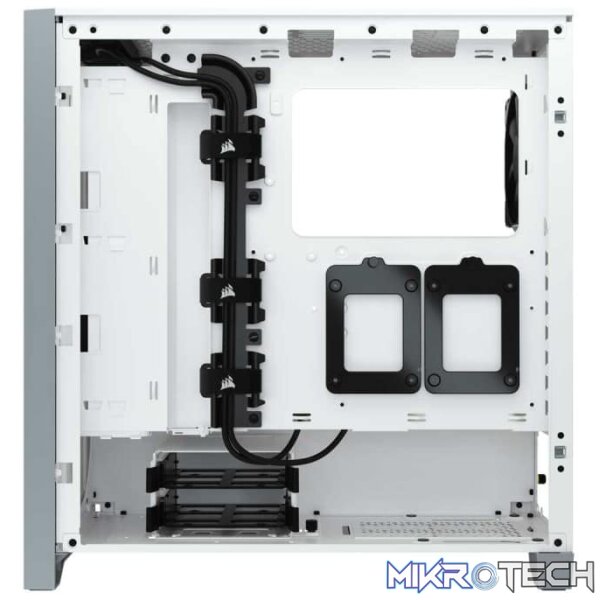 Corsair Carbide series 4000D Airflow all White ATX Chassis with Tempered glass side panel - Image 4